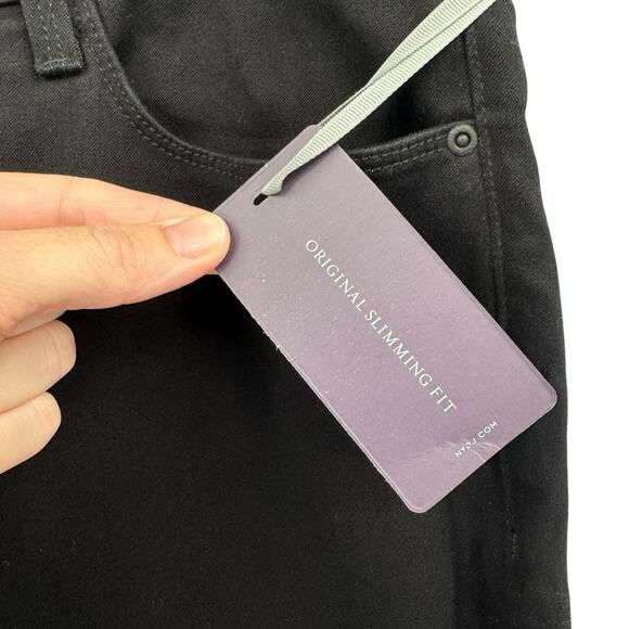 NYDJ Plus NWT Black Denim Legging Lift Tuck Technology High Rise Skinny Jeans - Picture 10 of 13